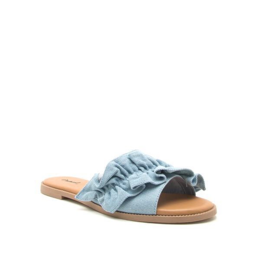 Light Blue Denim Flats